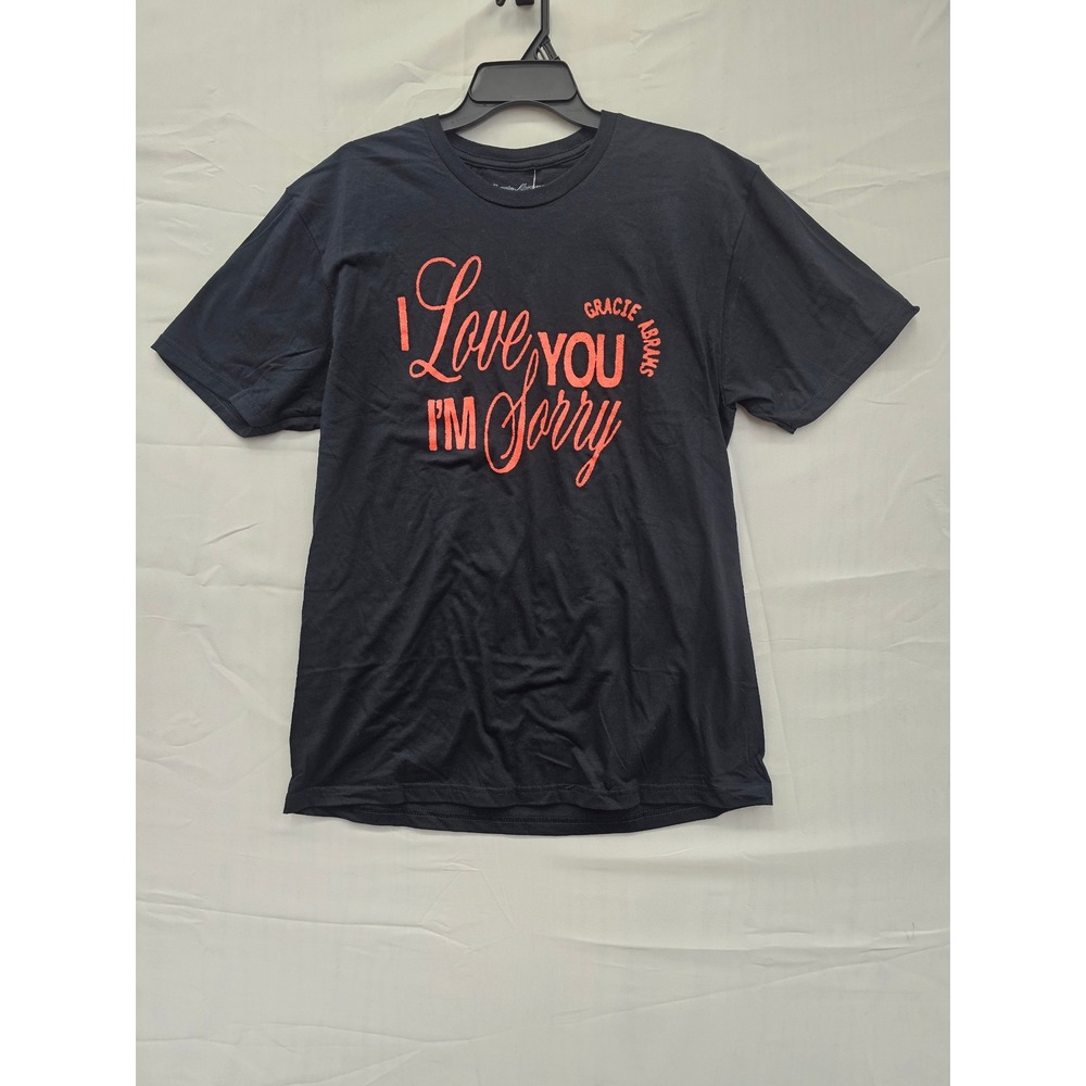 Gracie Abrams I Love You I'm Sorry Black‎ Graphic T-Shirt Large NEW 39501000